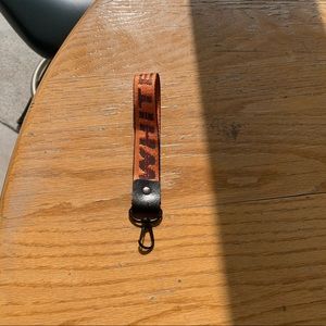 orange off- white lanyard (small version)